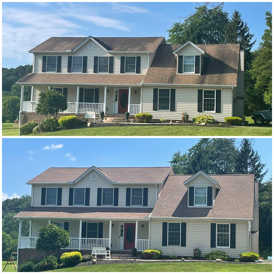 Roof Washing and House Washing in Sykesville, MD - Going the Extra Mile
